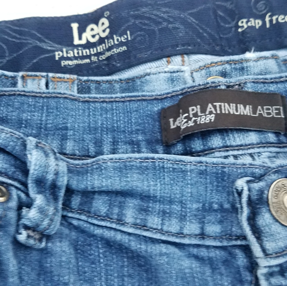 Lot of 3 pair Ladies Lee jeans size 14